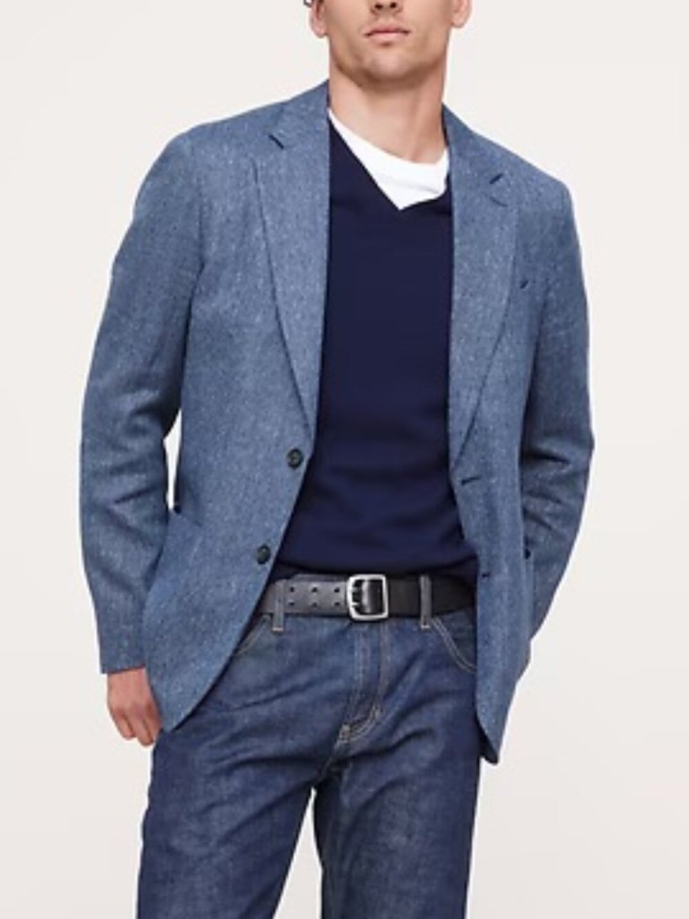 Banana Republic Linen-Cotton Herringbone Sport Coat (42R)